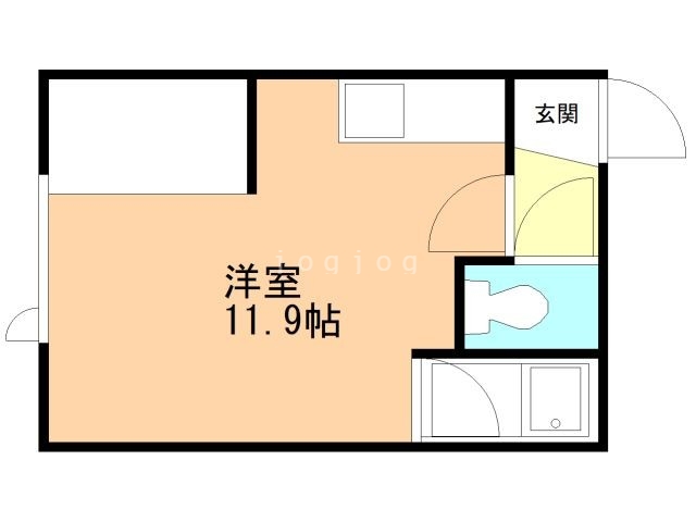 エール梁川の間取り