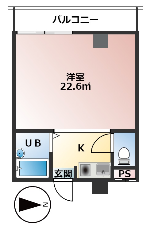 三景マンションの間取り