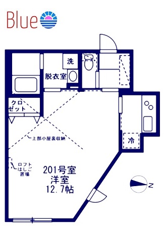 ティファナ茅ヶ崎の間取り