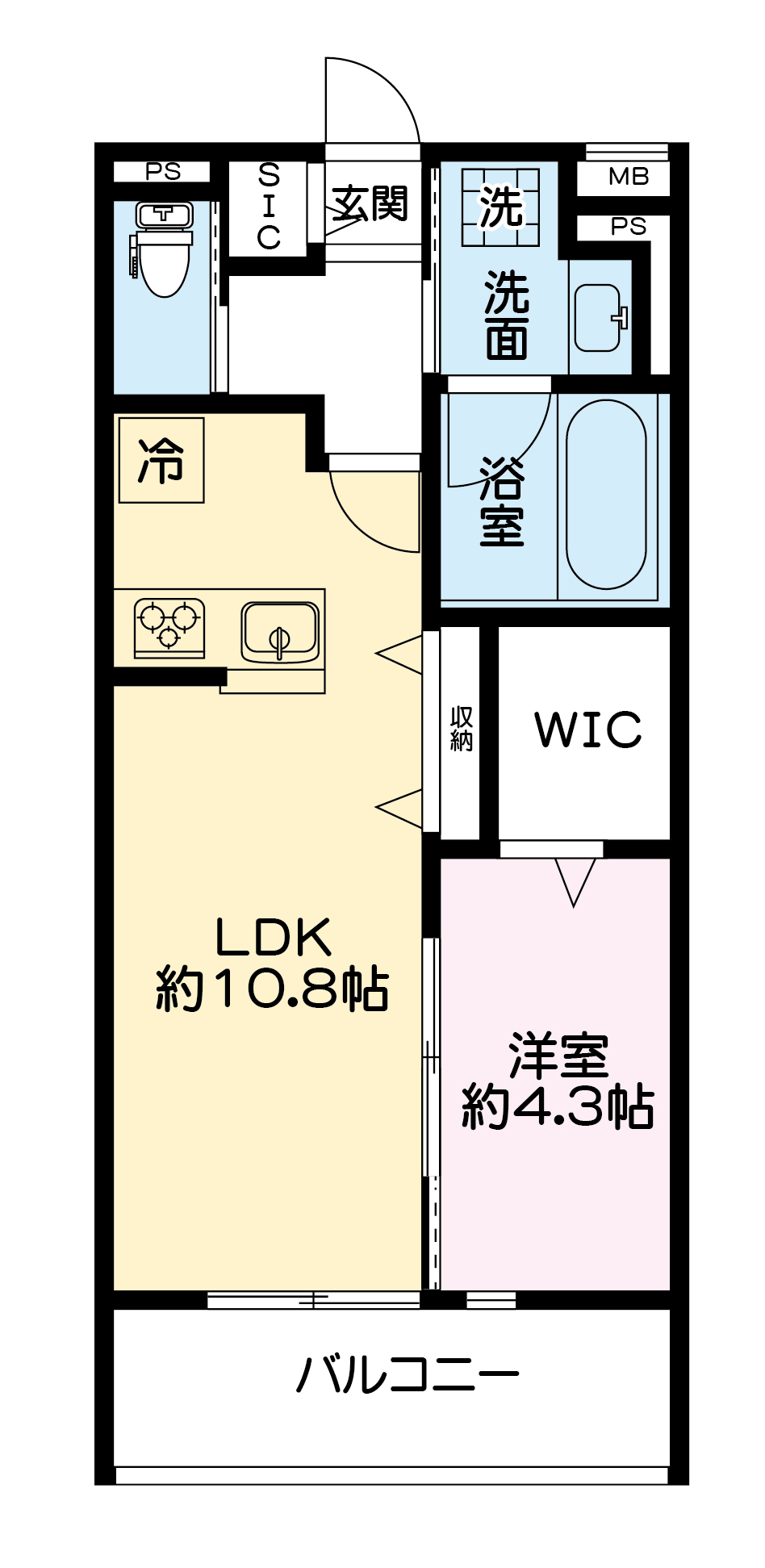 エクリプスの間取り