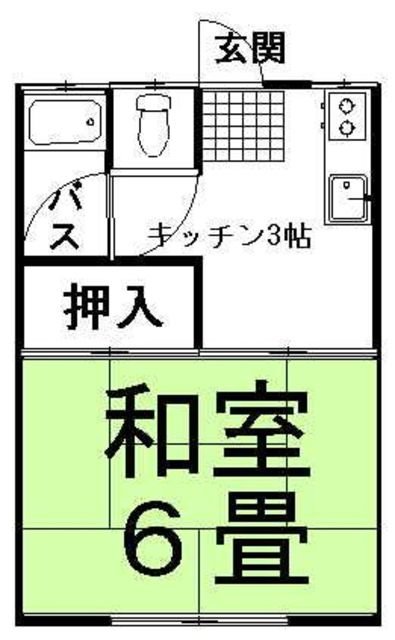 浜コーポの間取り