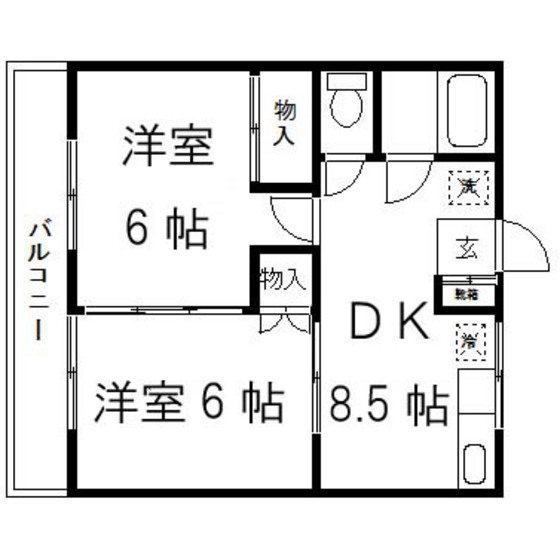 【リーベンス東仙台の間取り】