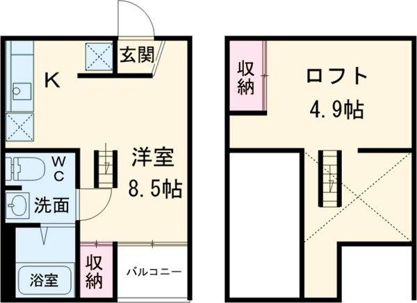 ＲｅＸＡＭ中央林間の間取り