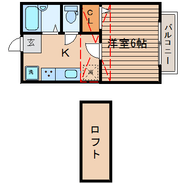 サニーライフ苦竹の間取り