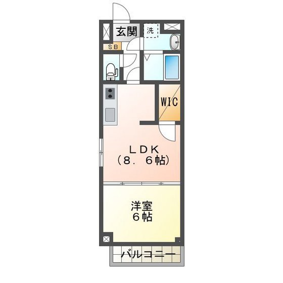 Ｓ－ＦＯＲＴ津新町の間取り