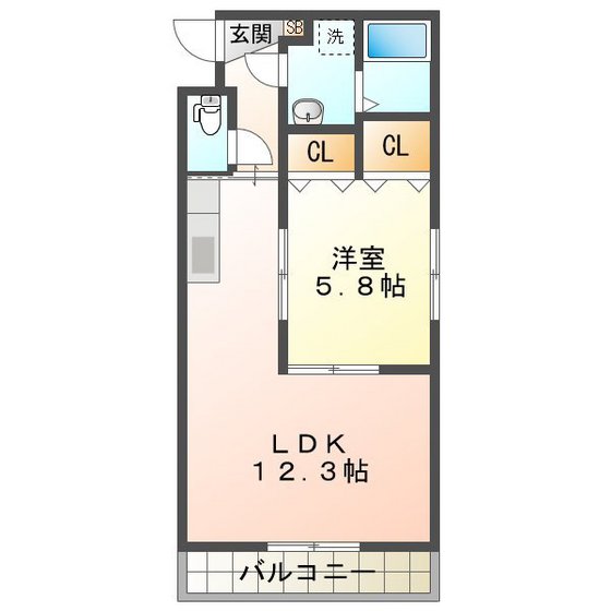 カムズエイトの間取り