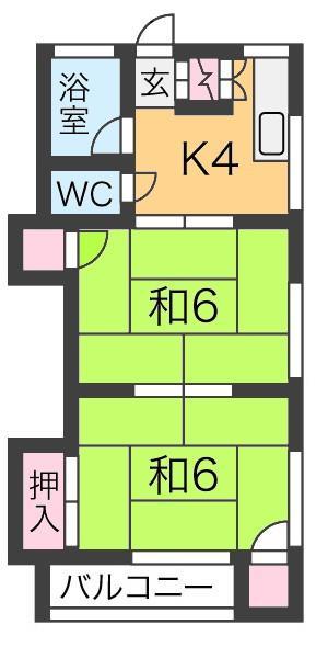 譽荘の間取り