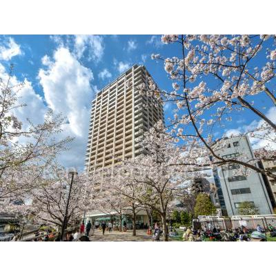 プラウドタワー東五反田の建物外観