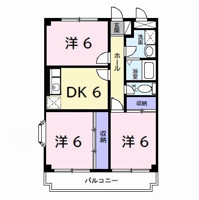 ガーデンプレイスIの間取り