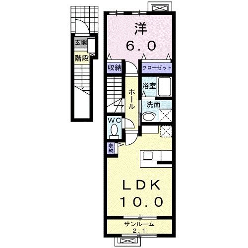 【プレシャス　手屋の間取り】