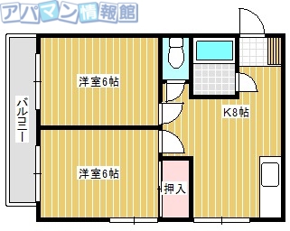 【メゾン・ド・セラビ新潟の間取り】