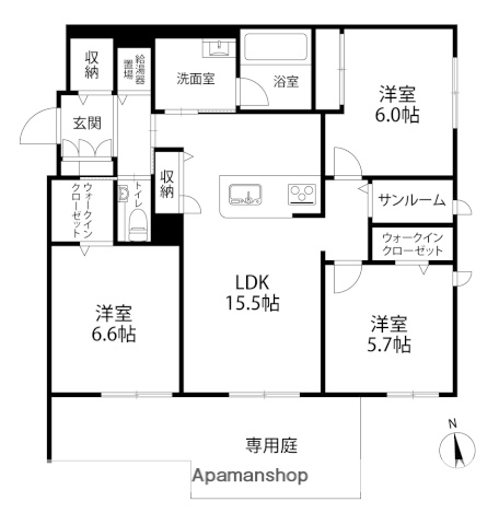 ジョルナーレ泉が丘の間取り