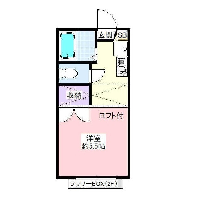 シティハイム　Ｓ１の間取り