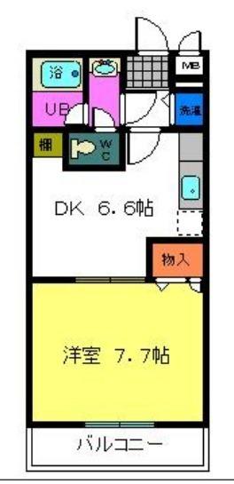 フジパレス式内町２番館の間取り