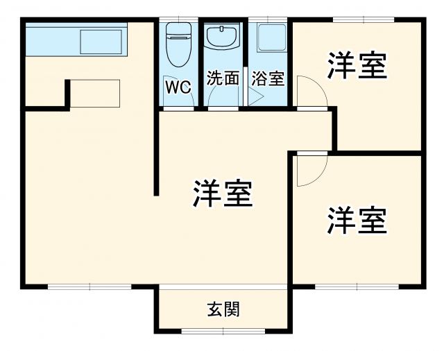 Ｓｏｕｔｈ　Ｓｉｄｅ２の間取り