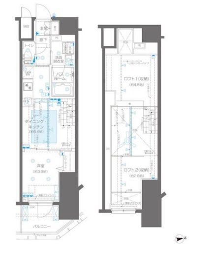 ズーム新宿御苑前の間取り