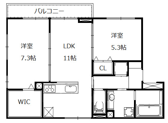 ヴィクトワールカナガサキの間取り