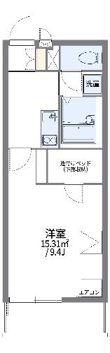 レオパレス壇の間取り