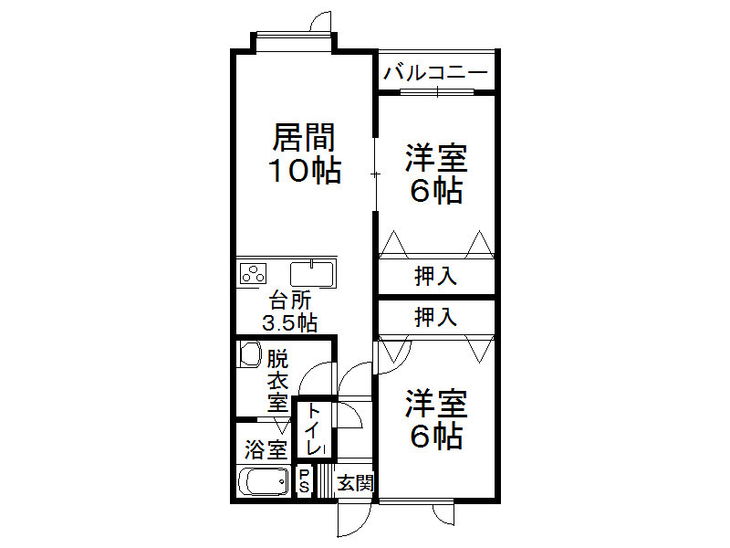 ハイツフィオーレの間取り