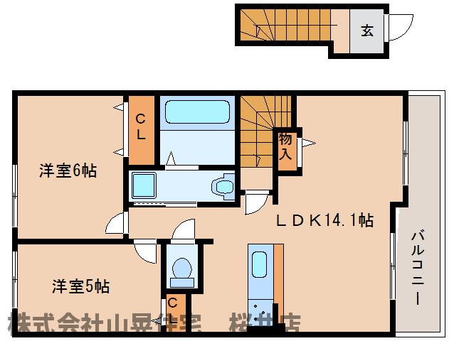 リバーヒルＴの間取り