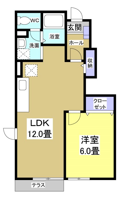 サンリッチの間取り