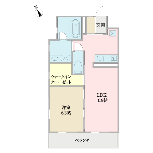 Ｔｈｅ　Ａｐａｒｔｍｅｎｔの間取り