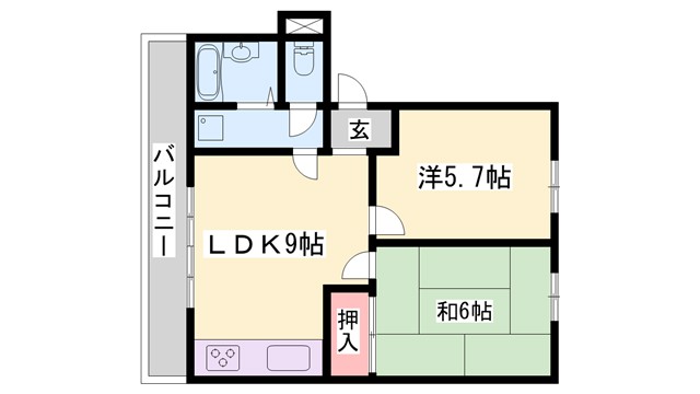 グリーンヒルの間取り