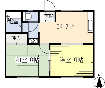 エクセレンス澤崎A棟の間取り