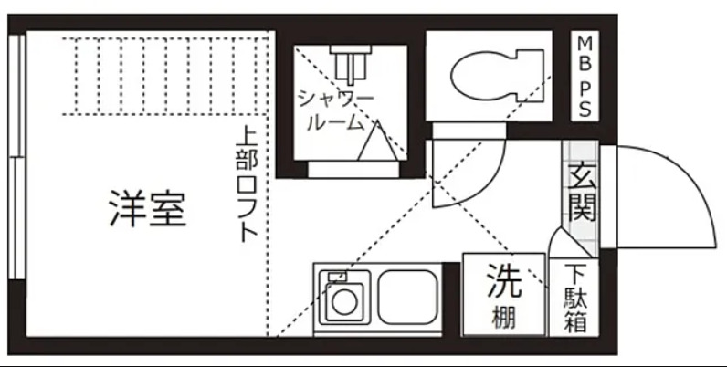 Ponte　du Gard(ポンデュ　ガール)の間取り