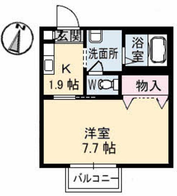 シャーメゾン泉宮の間取り