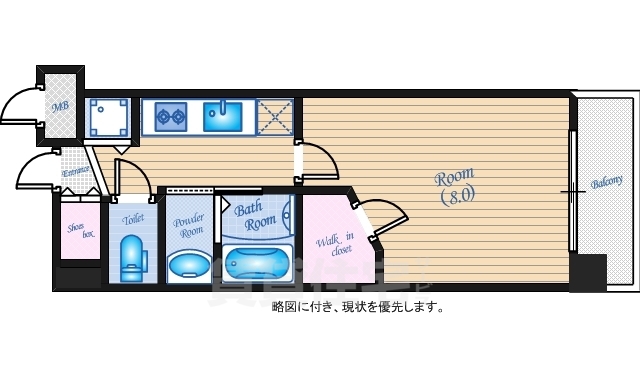 広島市中区舟入中町のマンションの間取り