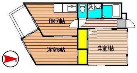 レスポワール北与野の間取り