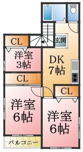 シェークスピア神戸の間取り