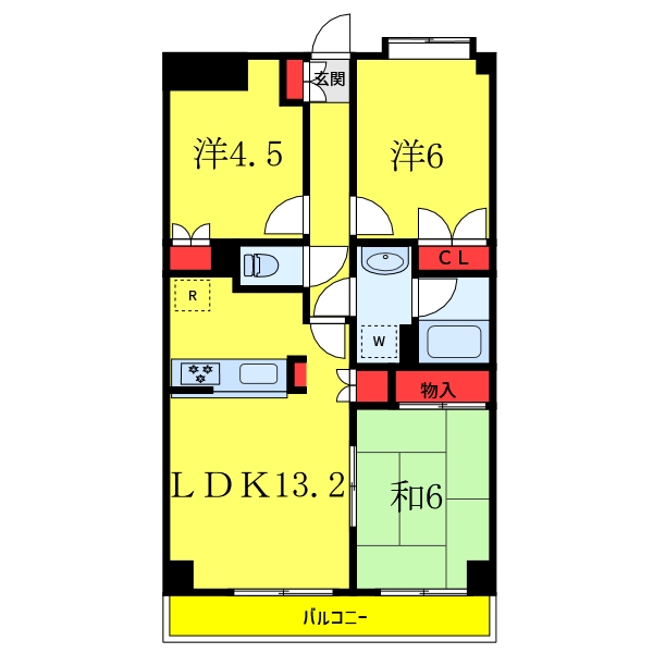 ケルン大塚台の間取り