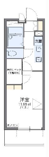 レオパレス虹の間取り