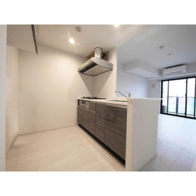 キッチン　リビングが見渡せるカウンターキッチン