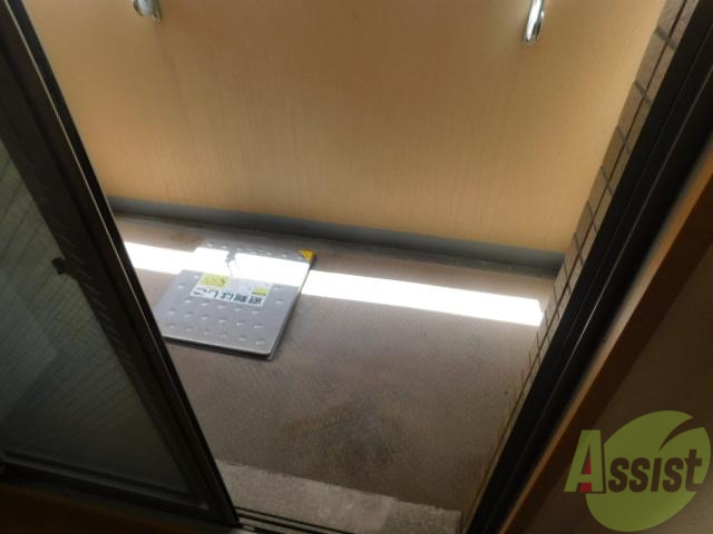 バルコニー　通風良好です