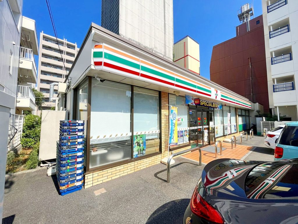 コンビニ　セブン-イレブン 平塚明石町店（コンビニ）まで150m