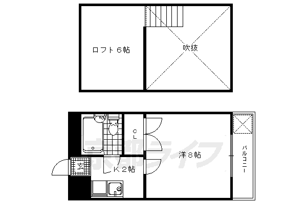 エクセレント丸太町の間取り写真