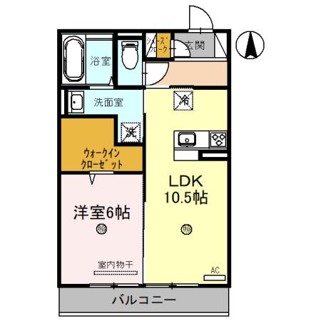 グランデの間取り写真