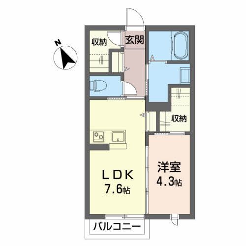 シャーメゾン緑町の間取り写真