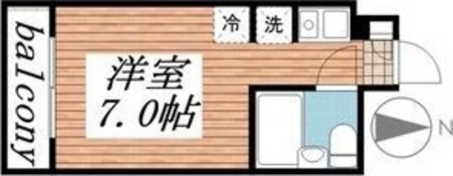 タッシ国立の間取り写真