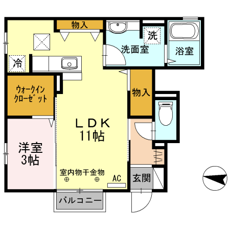 ラ・シエル大島の間取り