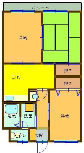 第３松本マンションの間取り