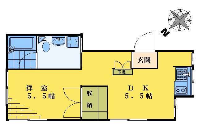 三峰荘の間取り写真
