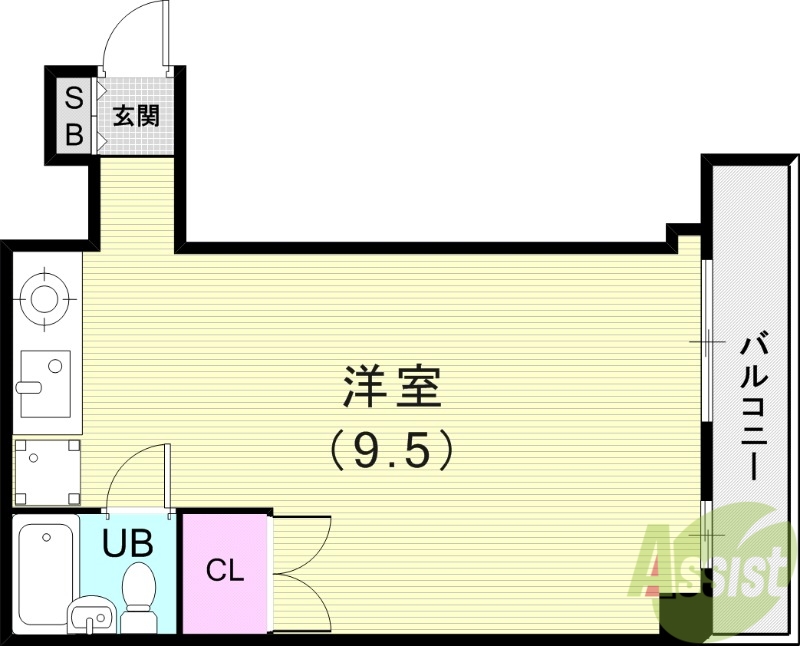 ウェルブ鈴蘭台の間取り