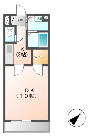 ラフィネOneの間取り