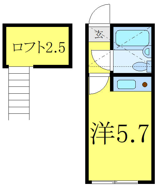 プラザ　ドゥメドックの間取り