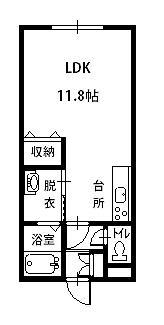 アイビー旭医前IIIの間取り