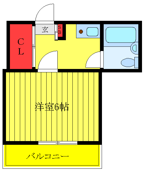 東京都板橋区板橋４（マンション）の賃貸物件の間取り